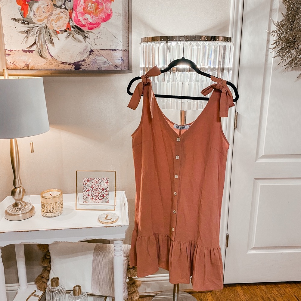 SOLD Pink  Bow Dress